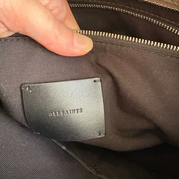 Allsaints leather crossbody bag - Picture 4 of 5